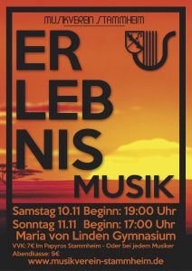 Plakat Erlebnismusik